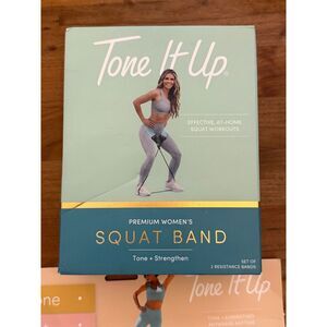 Tone It Up Squat Band + Booty Band Set NWT